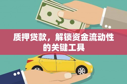 南区质押贷款，解锁资金流动性的关键工具