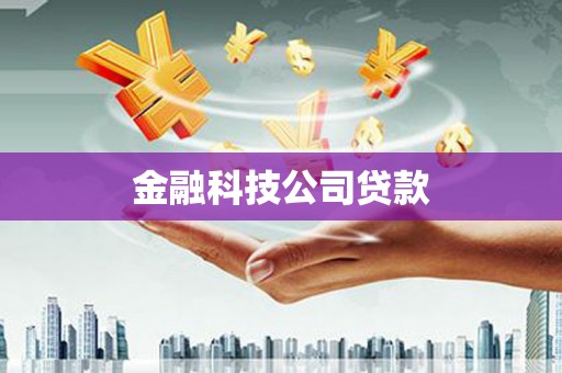 南区金融科技公司贷款