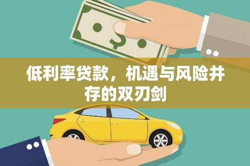 南区低利率贷款，机遇与风险并存的双刃剑